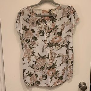 LOFT Floral Blouse